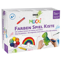KREUL Aquarellmalstifte "MUCKI", Farben Spiel Kiste Set