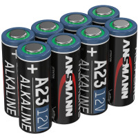 ANSMANN Alkaline Batterie A23 LR23, 12 Volt, 8er Pack