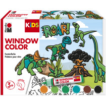 Marabu KiDS Window Color-Set "Dinosaurier", 6 x...