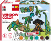 Marabu KiDS Window Color-Set "Dinosaurier", 6 x 25 ml