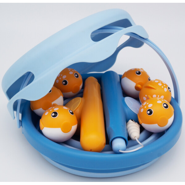 SCHILDKRÖT Angelspiel "Fishing Game", blau orange