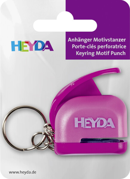 HEYDA Motivstanzer Mini Schmetterling, mit Schlüsselanhänger