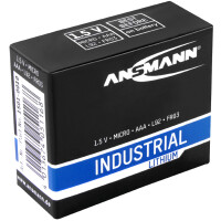 ANSMANN Lithium Batterie "Industrial", Micro...