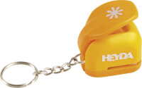 HEYDA Motivstanzer Mini Kleeblatt, mit Schlüsselanhänger