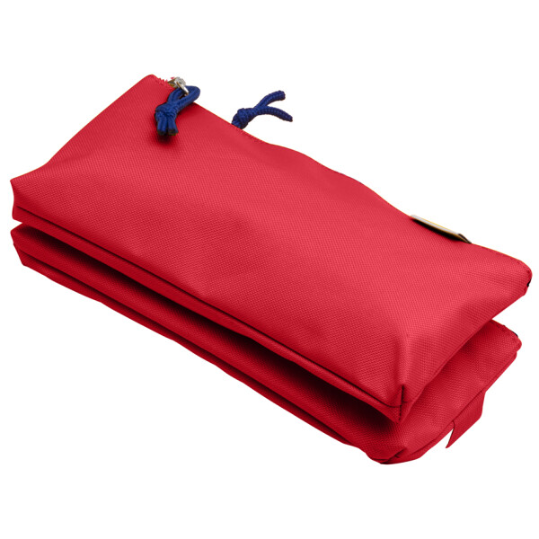 Oxford Doppel-Schlamper-Etui, Polyester, blau