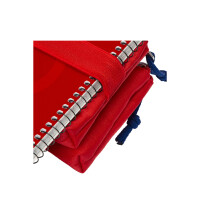 Oxford Doppel-Schlamper-Etui, Polyester, blau