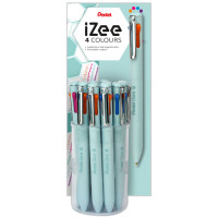 Pentel Mehrfarb-Druckkugelschreiber iZee, im Thekendisplay