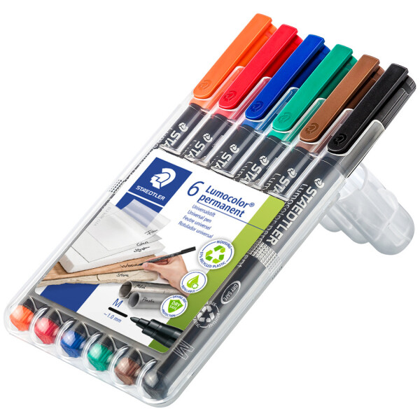 STAEDTLER Lumocolor Permanent-Marker 317M, 8er Etui