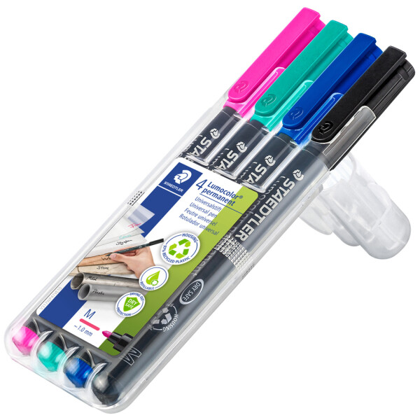 STAEDTLER Lumocolor Permanent-Marker 317M, 8er Etui