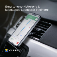 VARTA Ladegerät Mag Pro Wireless Car Charger, schwarz
