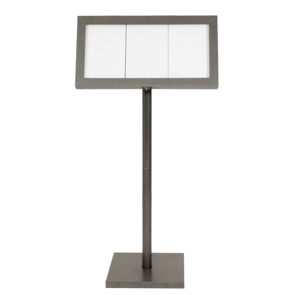 Securit Standfuß für LED-Schaukasten COATED STEEL, 1.380 mm