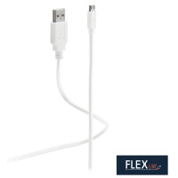 FLEXLINE Daten- & Ladekabel, USB-A - USB-B,...