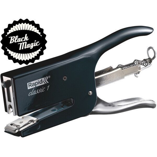 Rapid Heftzange Classic K1 Retro Fondant Blue, hellblau