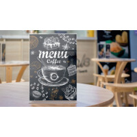 nobo Tischaufsteller Premium Plus, Acryl, DIN A3 hoch