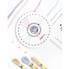 folia Kumihimo Bracelets-Set PASTELL RAINBOW, 16-teilig