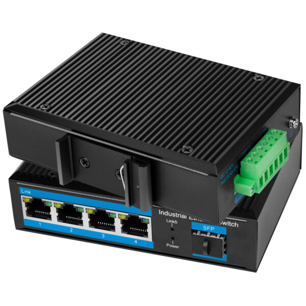 LogiLink Industrial Gigabit Ethernet Switch,4-Port,Unmanaged
