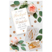SUSY CARD Hochzeitskarte "Brautschuhe"