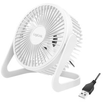 LogiLink USB-Schreibtisch-Ventilator, 40 dB, weiß