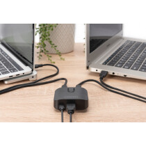 DIGITUS USB 3.0 Sharing Switch, 2 PCs - 1 Endgerät,...