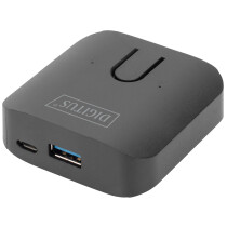 DIGITUS USB 3.0 Sharing Switch, 2 PCs - 1 Endgerät, schwarz