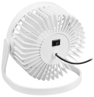 LogiLink USB-Schreibtisch-Ventilator, 30 dB, weiß