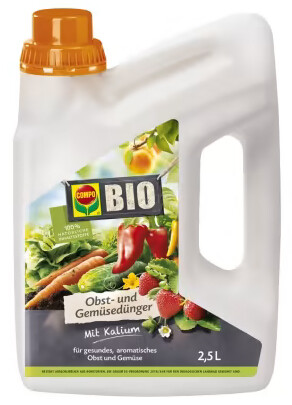 COMPO BIO Obst- und Gemüsedünger, 2,5 Liter