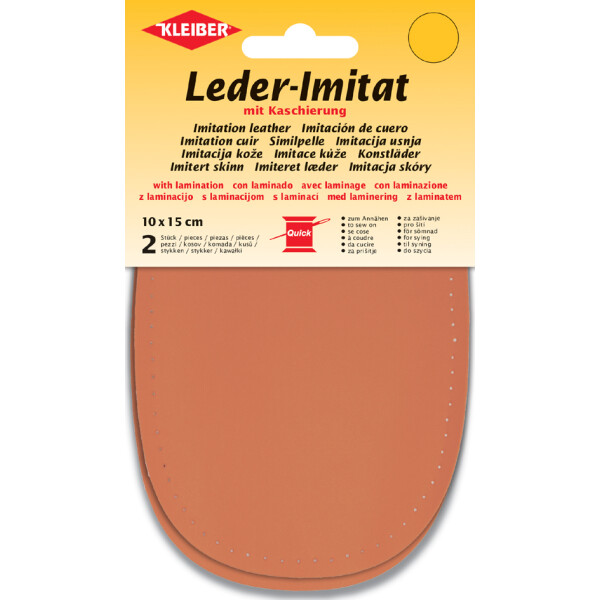 KLEIBER Leder-Imitat mit Kaschierung, 100 x 150 mm, marine