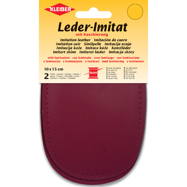 KLEIBER Leder-Imitat mit Kaschierung, 100 x 150 mm, marine