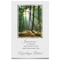 SUSY CARD Trauerkarte "Lichtblick 2"