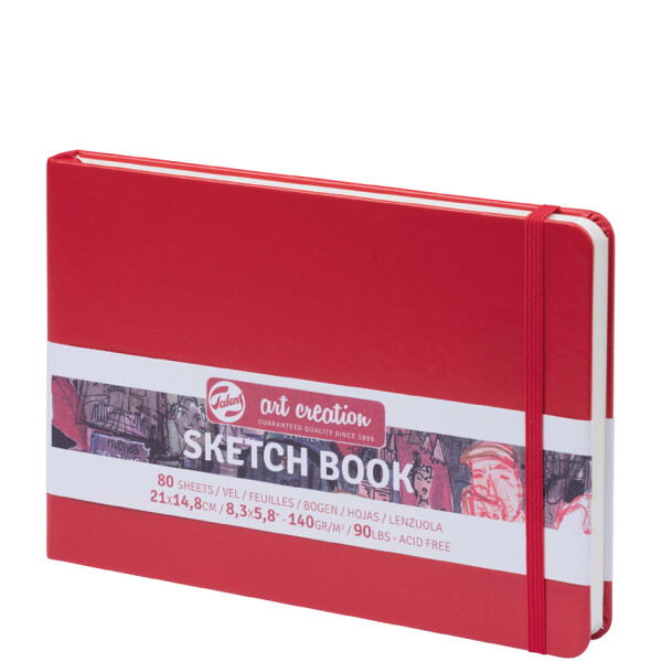 ROYAL TALENS Skizzenbuch Art Creation, 210 x 297 mm, rot