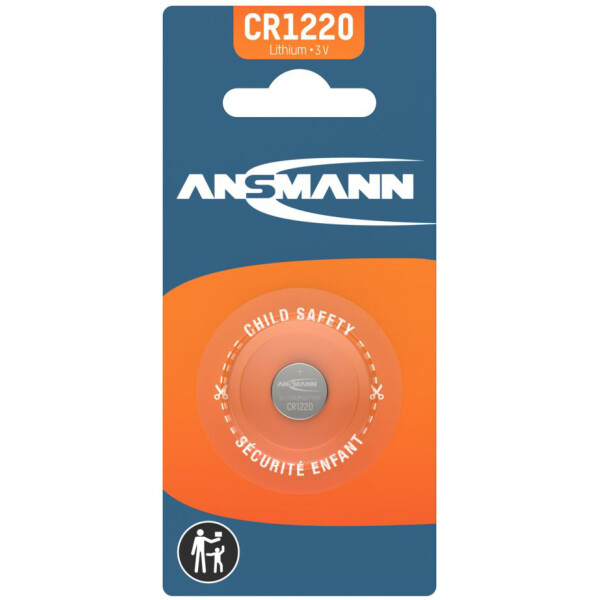 ANSMANN Lithium Knopfzelle CR1 3N, 3 Volt, 1er Blister