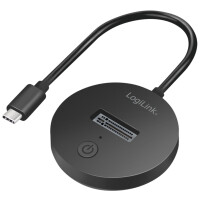 LogiLink USB 3.2 Gen 2 Festplatten Docking Station, schwarz