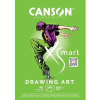 CANSON Studienblock XSMART DRAWING ART, DIN A4