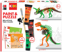 Marabu KiDS Paint & Puzzle Set Little Artist, Dinos