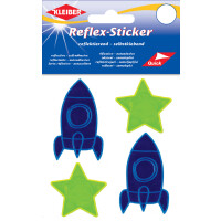 KLEIBER Reflex-Sticker "Stern & Rakete",...