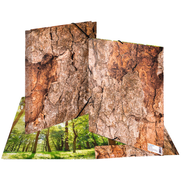 HERMA Eckspannermappe "Nature", DIN A4, Karton, Water