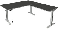 kerkmann Sitz-Steh-Schreibtisch mit Anbau Move Professional