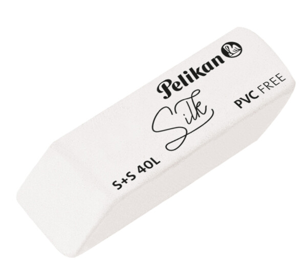 Pelikan Kunststoff-Radierer S+S 40L, weiß