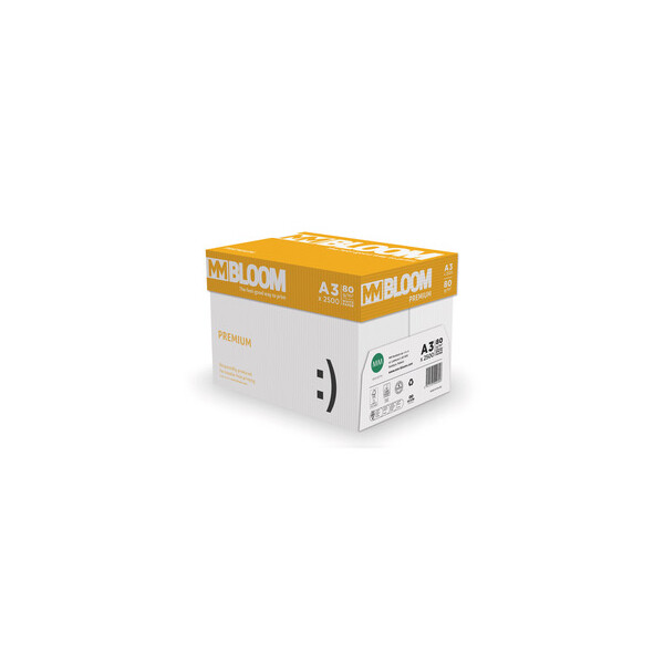 MM BLOOM Premium Businesspapier  A3 80g - 1 Palette (50.000 Blatt)