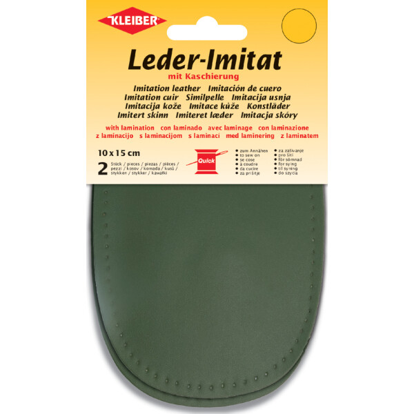 KLEIBER Leder-Imitat mit Kaschierung, 100 x 150 mm, bordeaux