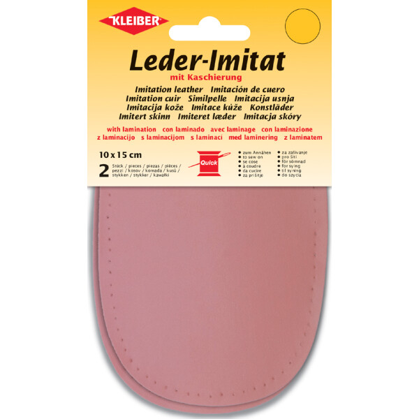 KLEIBER Leder-Imitat mit Kaschierung, 100 x 150 mm, bordeaux