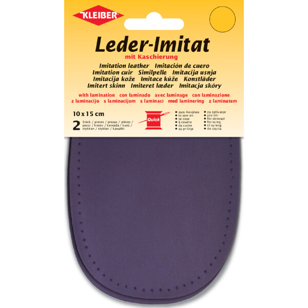 KLEIBER Leder-Imitat mit Kaschierung, 100 x 150 mm, bordeaux