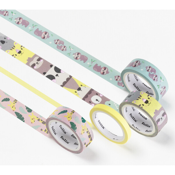 folia Deko-Klebeband Washi-Tape HOTFOIL BEES, 4er Set