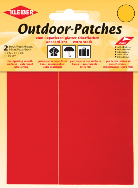 KLEIBER Outdoor-Patches, selbstklebend, 65 x 120 mm