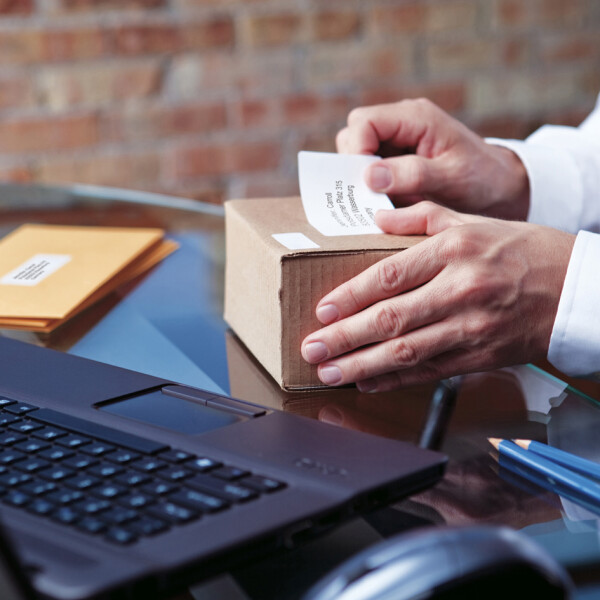 DYMO LabelWriter-Rücksende-Etiketten, 25 x 54 mm, weiß