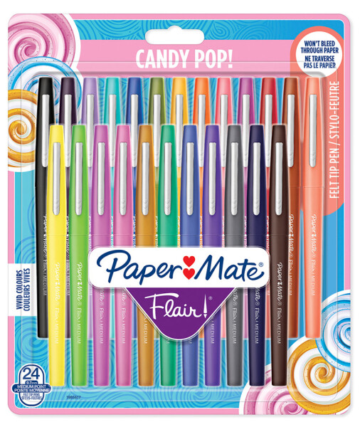 Paper:Mate Faserschreiber Flair "Candy Pop", 24er Etui