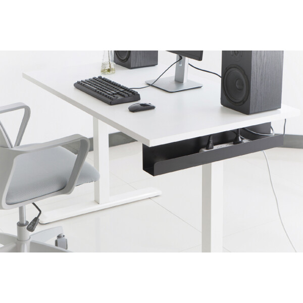 DIGITUS Untertisch-Kabelführungsschiene, schwarz