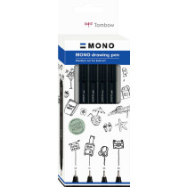 Tombow Fineliner MONO drawing pen "Bold Set",...