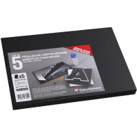 Clairefontaine Foam Board, 210 x 297 mm (A4), 3 mm, schwarz