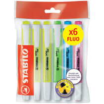 STABILO Textmarker swing cool FLUO, 6er Ecopack